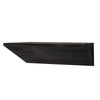 Small Wedge Wood Floating Wall Shelf - Black